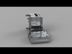 Penutup Depan Ponsel Clamshell Transparan (1*1) / Cetakan dua piring / Pelari dingin No.21869