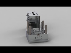 Penutup Belakang Ponsel Clamshell Transparan (1*1) / Cetakan tiga piring / Pelari dingin No.21872