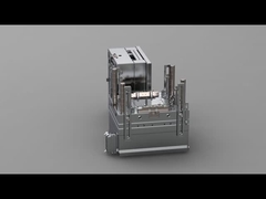 Cangkang Depan Datar Transparan (1*1) / Cetakan tiga pelat / Hot runner No.23603