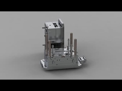 Penutup Baterai Ponsel Transparan Tiga Tahan (1*1) / Pelari Panas / Cetakan Tiga Piring No.23691 & 23692