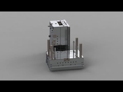 Penutup Atas Kotak Disinfeksi Transparan (1*1) / Pelari dingin / Cetakan tiga piring No.23770