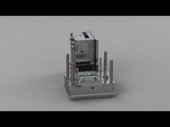 Penutup bawah kotak desinfeksi transparan (1 * 1) / Pelari dingin / Cetakan tiga pelat No.23771