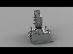 Penutup atas kotak pengisian earphone transparan / Cetakan dua pelat / Pelari panas No.24195-B