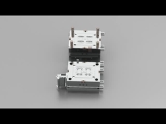 Kotak Pengisian Earphone Penutup Bagian Atas 1x4 Dua Piring Cetakan Hot Runner No.24196-B